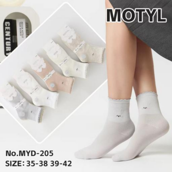Skarpety damskie Roz 35-42, Mix kolor Paczka 40 szt